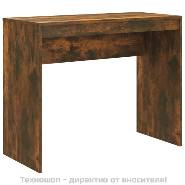 Бюро, опушен дъб, 90x40x72 см, инженерно дърво