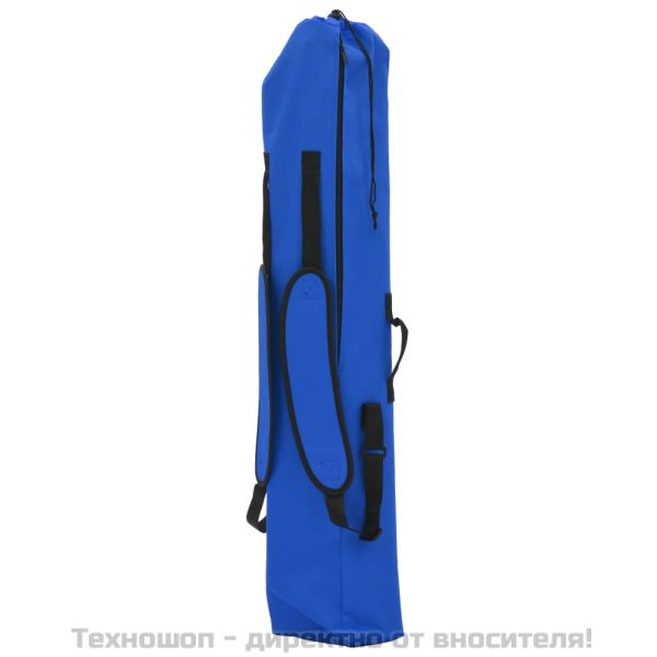 Хамак със сгъваема стойка, син