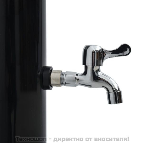 Соларен душ, черен, 220 см, 20 л