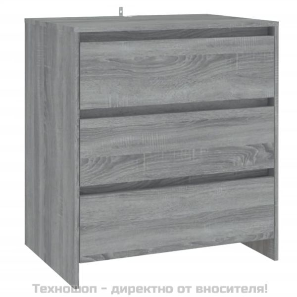 Сайдборд, сив сонома, 70x41x75 см, инженерно дърво