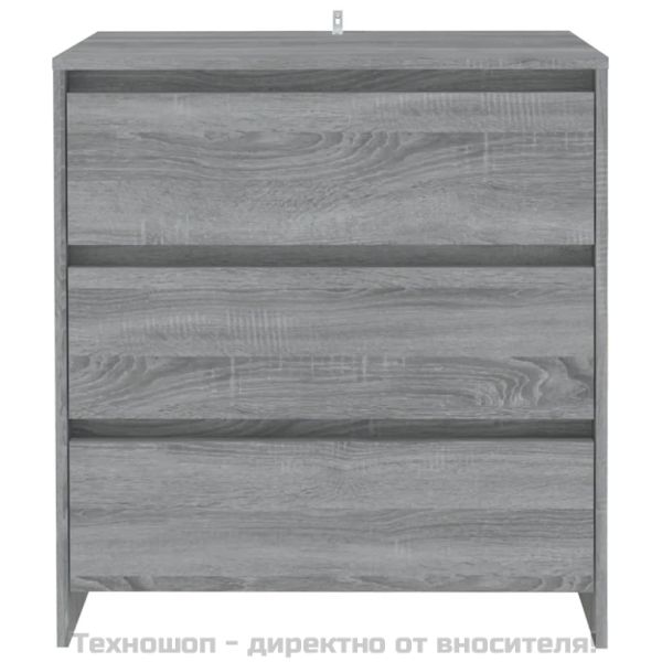 Сайдборд, сив сонома, 70x41x75 см, инженерно дърво