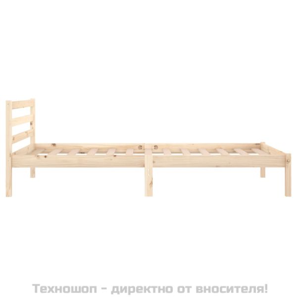 Рамка за легло, бор масив, 100х200 см