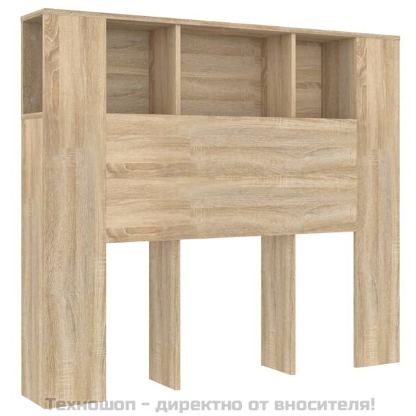 Табла за легло тип шкаф, дъб сонома, 120x18,5x102,5 см