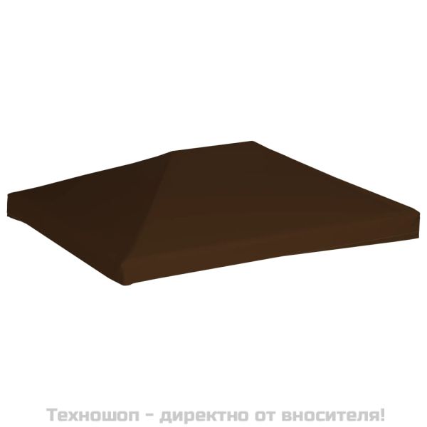Покрив за шатра, 310 г/м², 3x4 м, кафяв