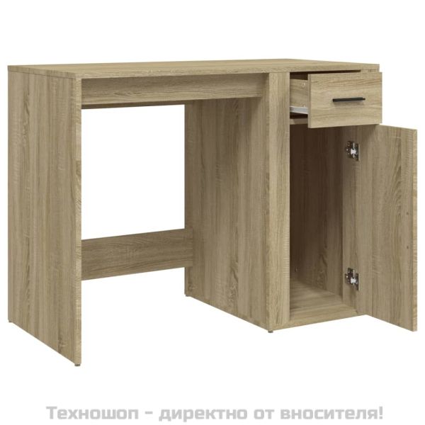 Бюро, дъб сонома, 100x49x75 см, инженерно дърво