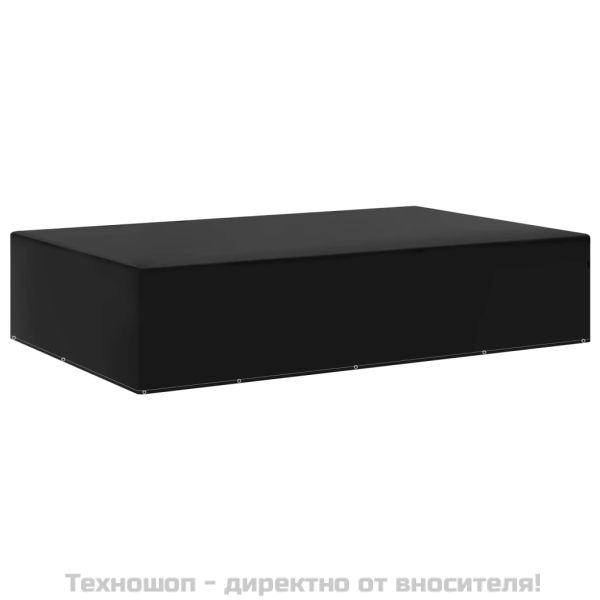Покривало за градински мебели 12 капси 325x205x70 см
