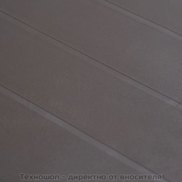 Градинска маса, 150x90x72 см, пластмаса, ратанов вид, кафява