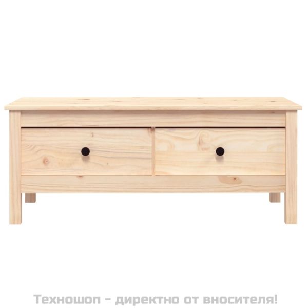 Кафе маса, 100x50x40 см, бор масив