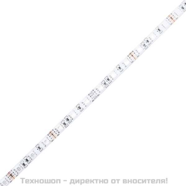 ТВ шкаф с LED осветление, опушен дъб, 160x35x40 см