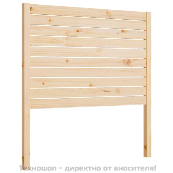 Горна табла за легло, 96x4x100 см, бор масив