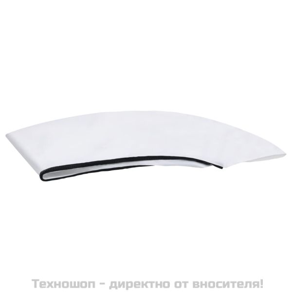 Тента за лодка, 2 дъги, бяла, 180x130x110 см