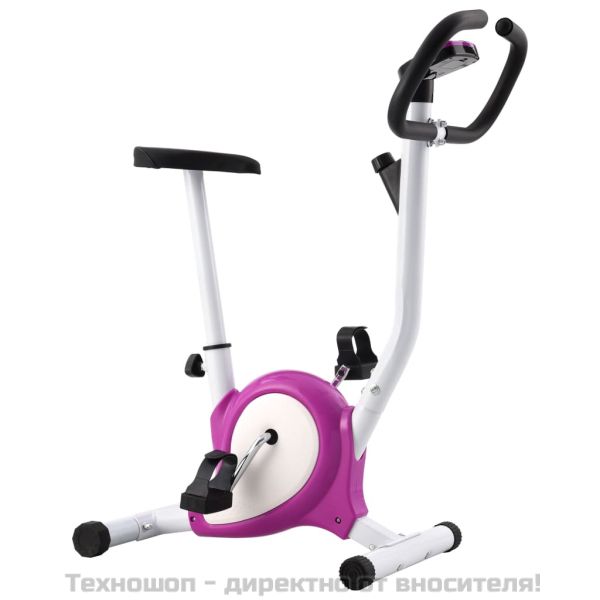 Велоергометър с ремъчно задвижване, лилав