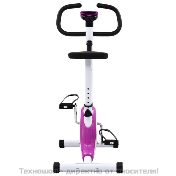 Велоергометър с ремъчно задвижване, лилав