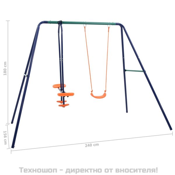 Комплект люлка с 3 седалки, стомана