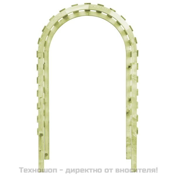 Градинска пергола, 130x60x230 см, импрегниран бор