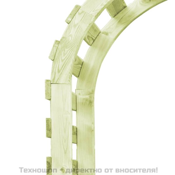 Градинска пергола, 130x60x230 см, импрегниран бор