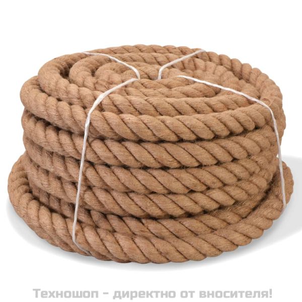 Въже, 100% юта, 14 мм, 100 м