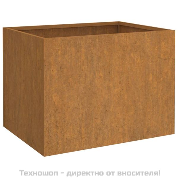 Кашпа, 62x47x46 см, кортенова стомана