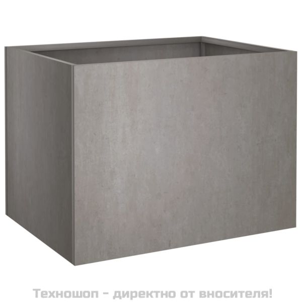 Кашпа, 62x47x46 см, кортенова стомана