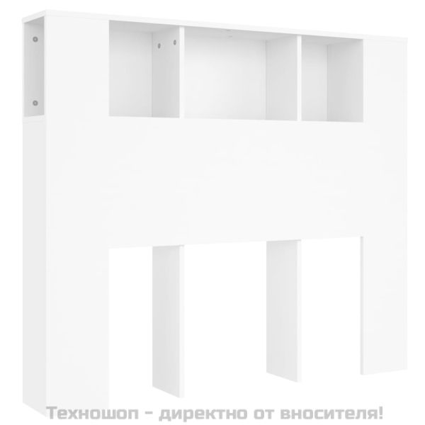 Шкаф за табла, бял, 120x18,5x102,5 см