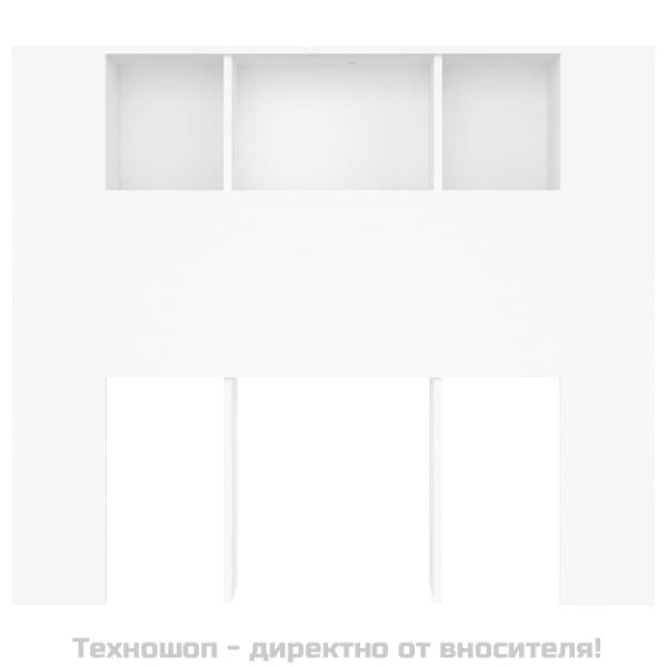 Шкаф за табла, бял, 120x18,5x102,5 см