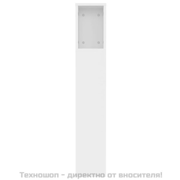 Шкаф за табла, бял, 120x18,5x102,5 см