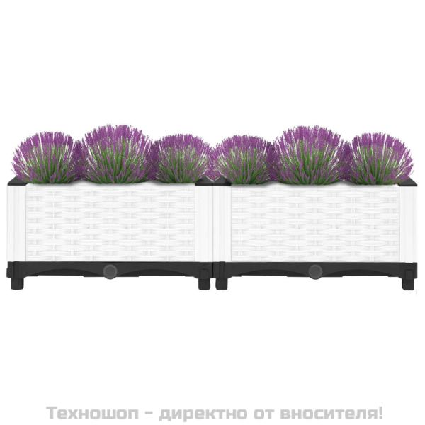 Повдигната леха, 80x40x23 см, полипропилен