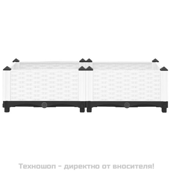 Повдигната леха, 80x40x23 см, полипропилен