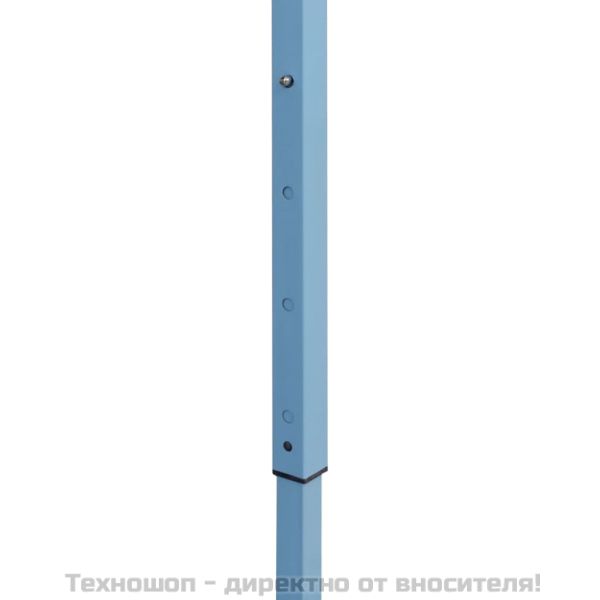 Сгъваема парти шатра с 4 странични стени 3х4 м стомана синя