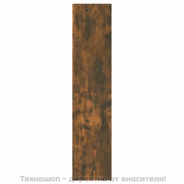 Библиотека/разделител за стая, опушен дъб, 40x30x135 см