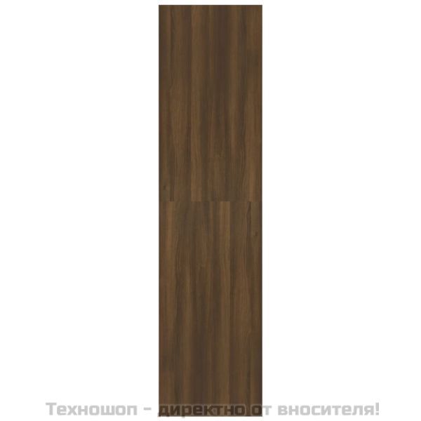 Гардероб, кафяв дъб, 100x50x200 см, инженерно дърво