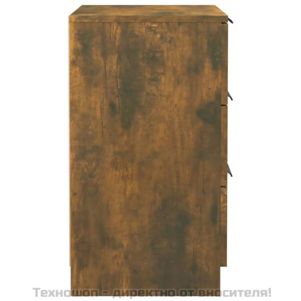 Нощно шкафче, опушен дъб, 40x36x65 см