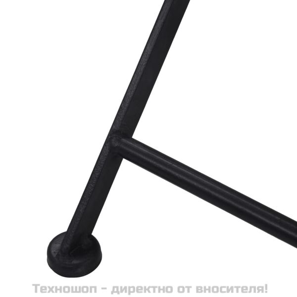 Мозаечни бистро столове, 2 бр, кафяви, керамика