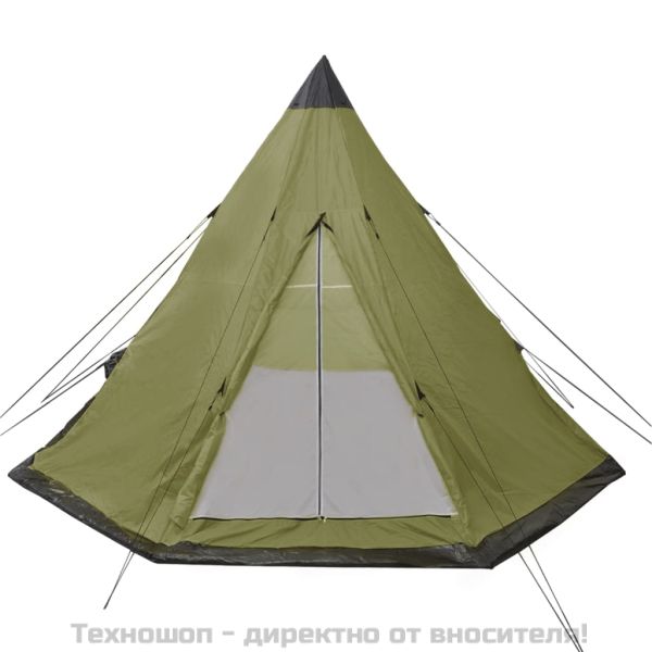 4-местна палатка, зелена