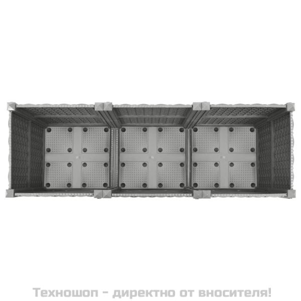 Повдигната леха, 120x40x38 см, полипропилен