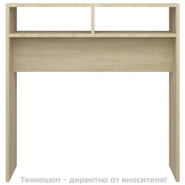 Конзолна маса, дъб сонома, 78x30x80 см, инженерно дърво