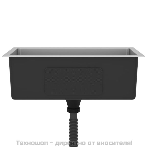 Ръчно изработена кухненска мивка, неръждаема стомана