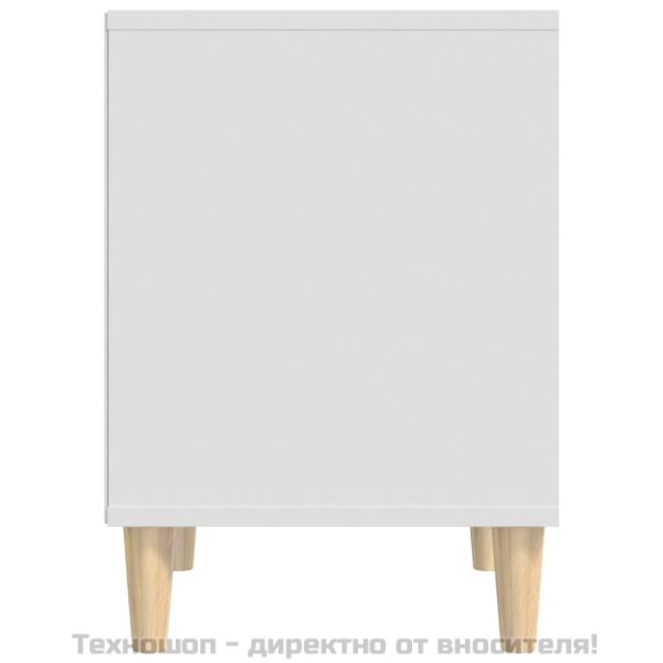 Нощни шкафчета, 2 бр, бели, 40x35x50 см