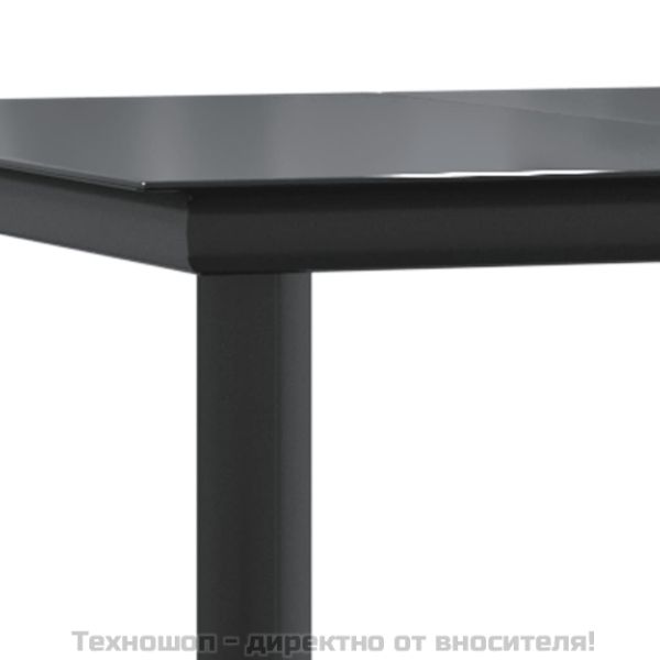 Градински трапезен комплект, 3 части, полиратан