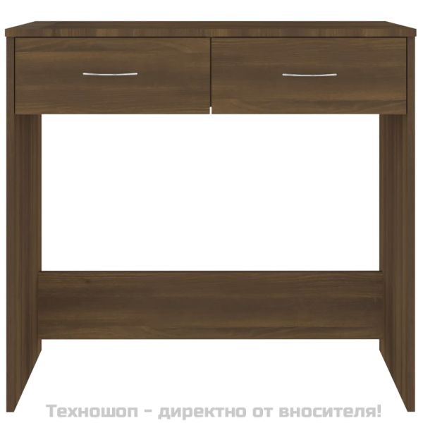 Бюро Кафяв дъб 80x40x75 cm Инженерна дървесина