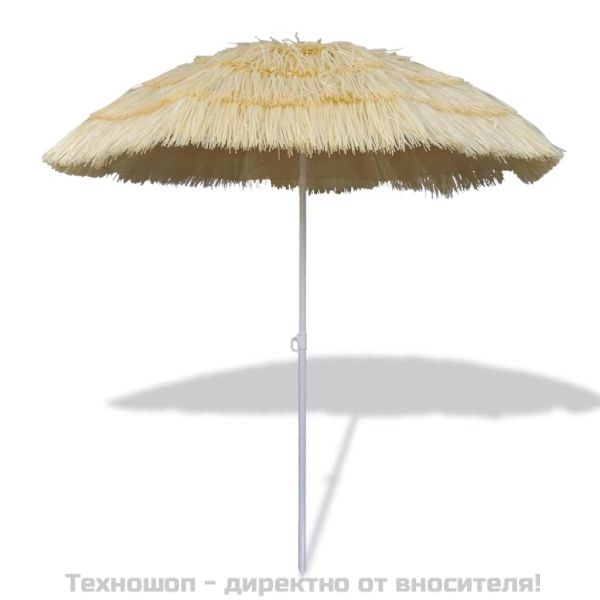 Плажен чадър с накланяне Хавай