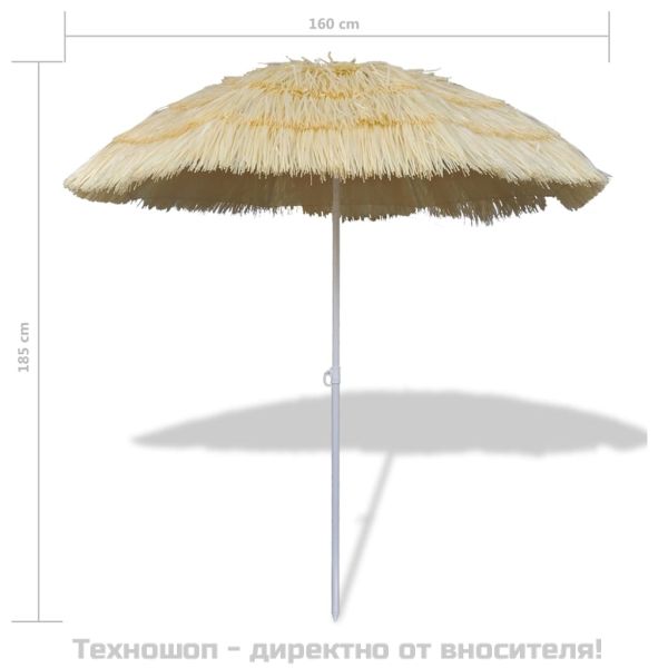 Плажен чадър с накланяне Хавай