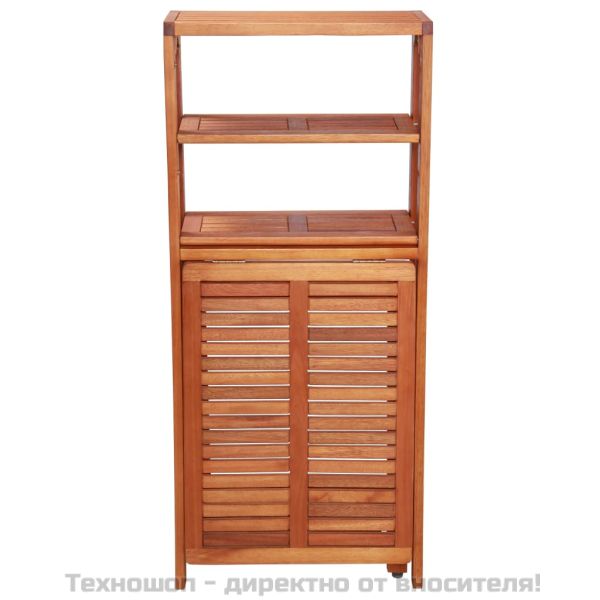 Сгъваем бистро комплект от 3 части, масивно акациево дърво