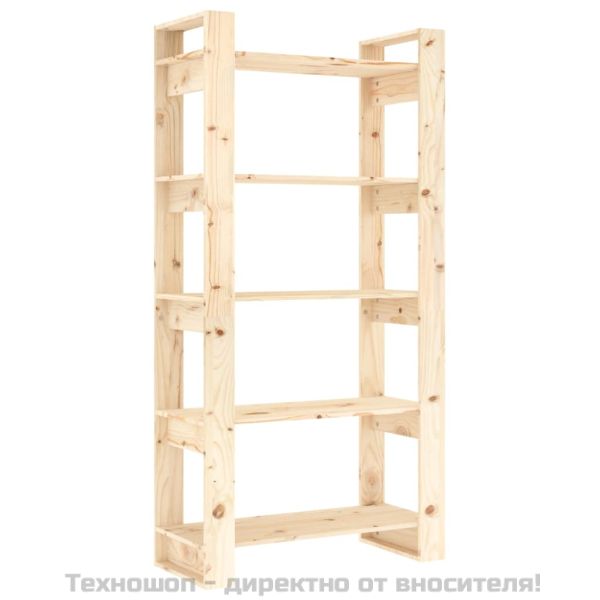 Шкаф за книги/Преграда за стая 80x35x160 см, масивна дървесина