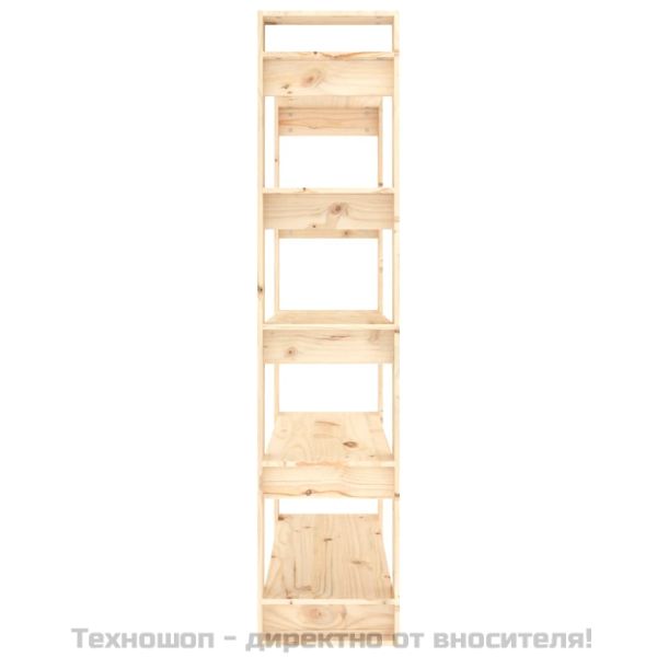 Шкаф за книги/Преграда за стая 80x35x160 см, масивна дървесина