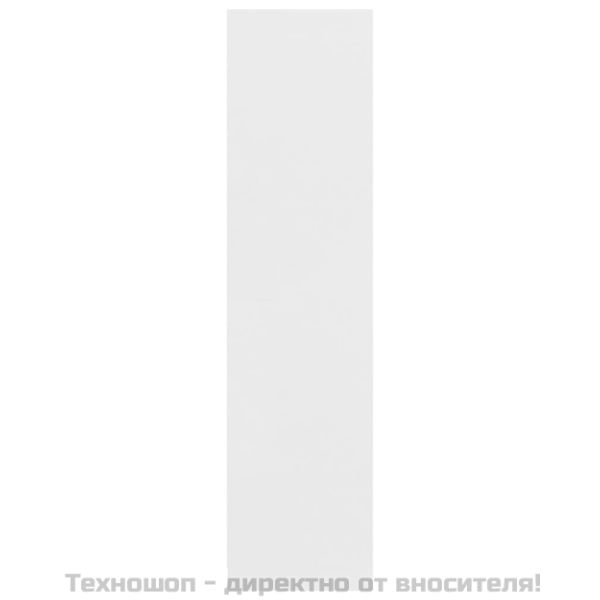 Гардероб с чекмеджета, бял, 50x50x200 см, ПДЧ