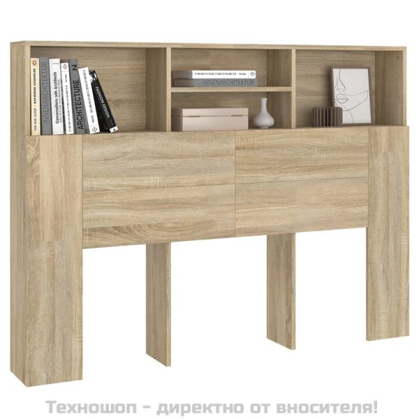 Шкаф за табла, дъб Сонома, 140x19x103,5 см
