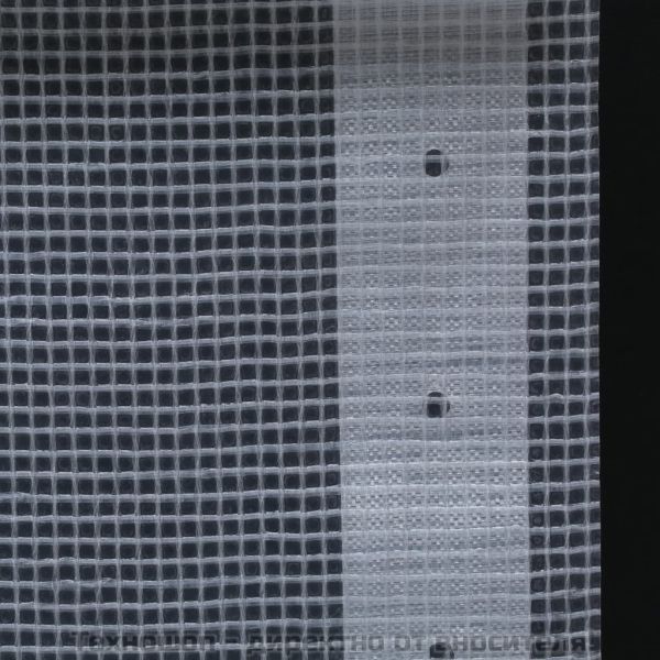 Брезент тип Лено, 260 г/м², 4x6 м, бял