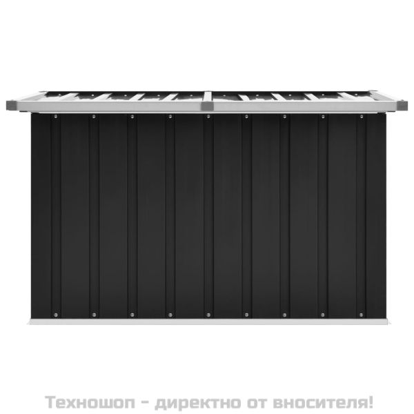 Градински сандък за съхранение, антрацит, 109x67x65 см