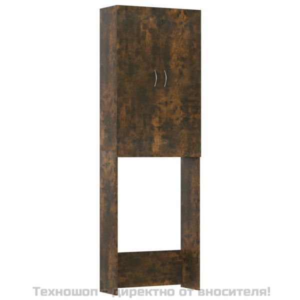 Шкаф за пералня, опушен дъб, 64x25,5x190 см